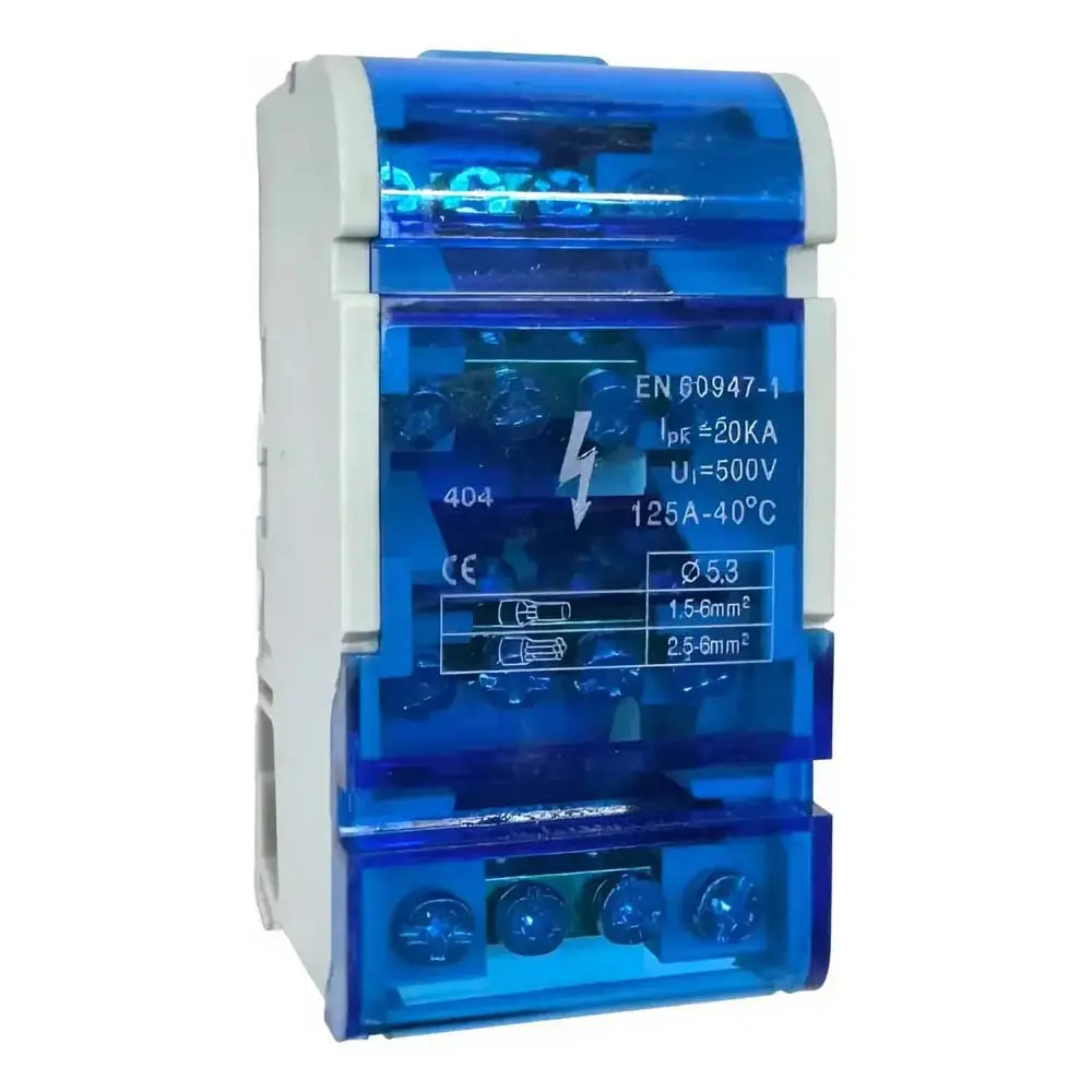 Barra repartidora Tetrapolar | 125A 7 Pernos Stanford