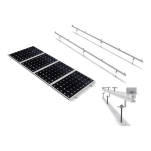 kit estructura coplanar | 4 paneles