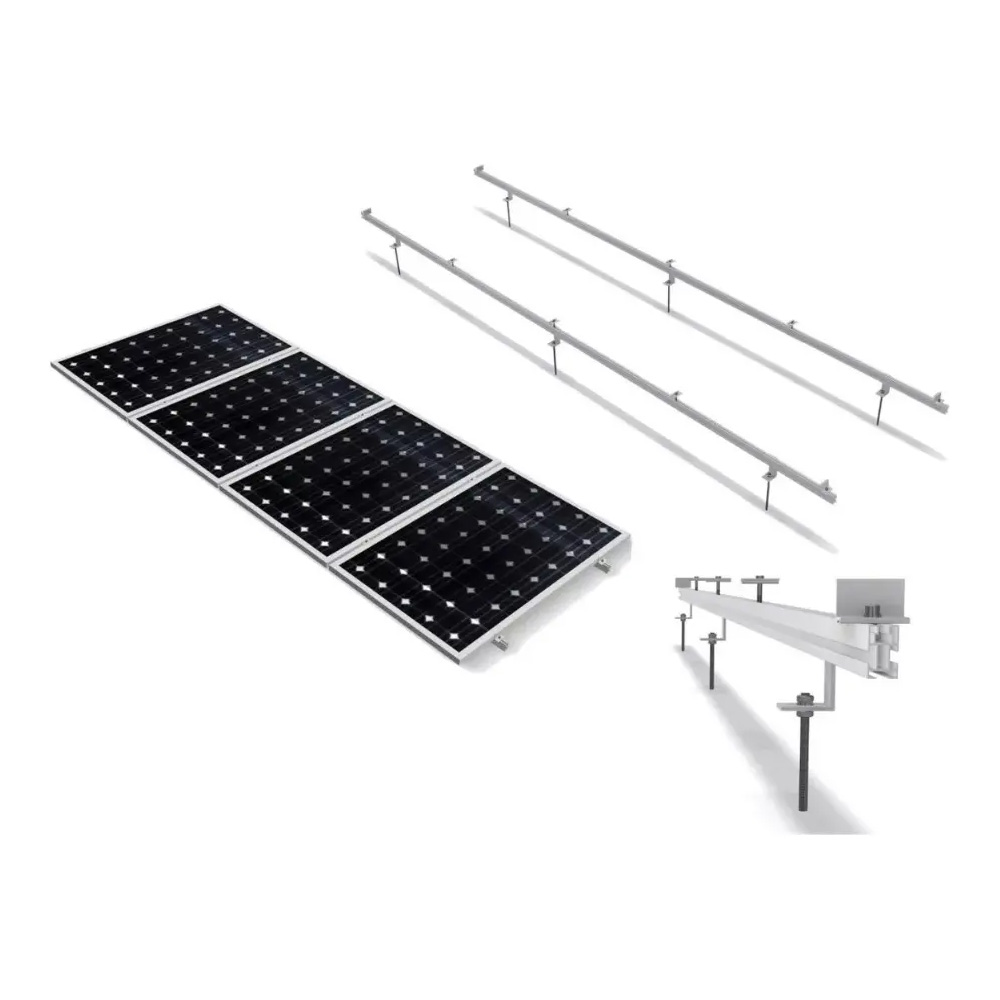 kit estructura coplanar | 4 paneles