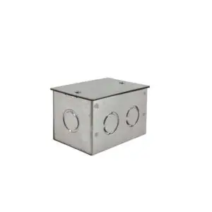 Caja Electrogalvanizada | 100x65x65MM C/Tapa A-01
