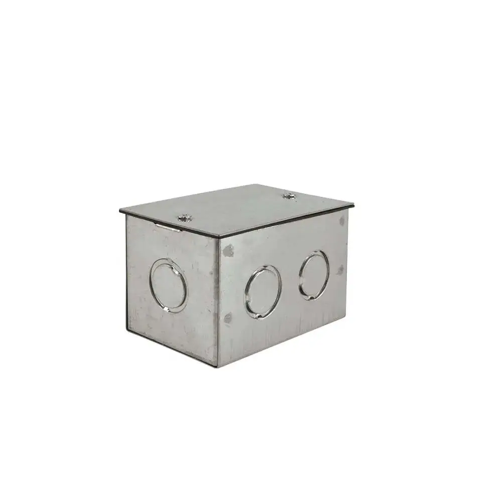 Caja Electrogalvanizada | 100x65x65MM C/Tapa A-01